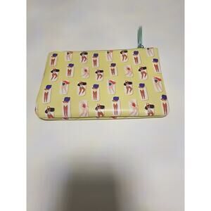 Ipsy Makeup Glam Bag Beach Theme Yellow Jun 2020 Pouch